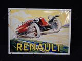 une photo d'un panneau sur lequel on peut lire « Renault »