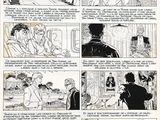 une image représentant une page de bande dessinée avec un dessin d'un homme et d'une femme