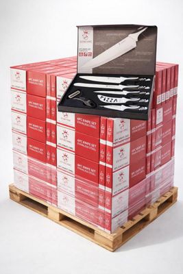 Lot de 50 coffrets à couteaux neufs dans leur boîte - Poids …