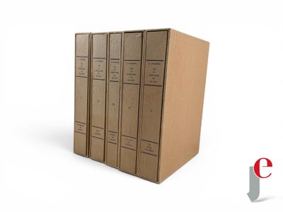 a cardboard box that has a bunch of books inside of it