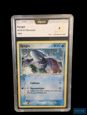 une image d'une carte Pokémon dans un étui en plastique