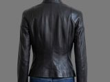 a black leather jacket on a mannequin mannequin mannequin mannequin mannequin mannequin mannequin mannequin manne