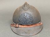 a helmet that is sitting on top of a table