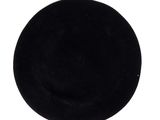 a black hat on a white background with a white background
