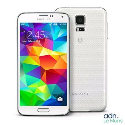 Téléphone portable Samsung Galaxy S5 Blanc 16GB - Hors servi…