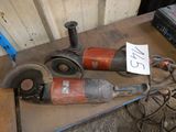 two electric tools on a table with a price tag on it