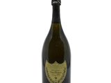 a close up of a bottle of champagne on a white background