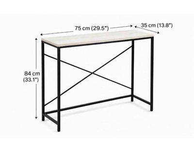 Lot de 1 console en bois et metal neuve