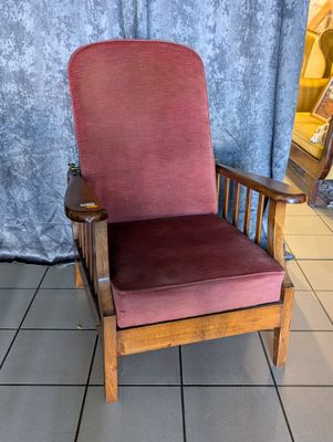 Fauteuil dit Morris, travail Art Déco vers 1930/1940.