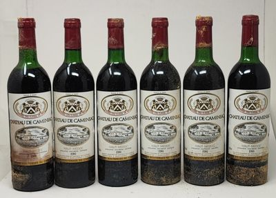 6 bouteilles Château CAMENSAC, 5° cru Haut-Médoc 1981 (es, e…