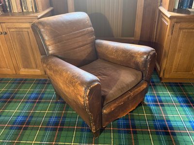 Fauteuil club en cuir, Enlèvement sur place à Bretenoux - 46…