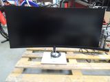 an image of a computer monitor sitting on a pallet