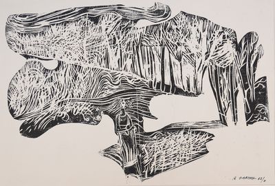 Rudolf Janisch* (1941 - 2019) Lonley in the wind, 1963