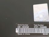 a sticker on the back of a laptop that says windows