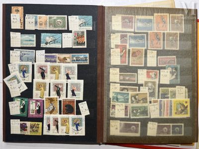 a book with a lot of stamps on it