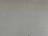 painting of a man riding a surfboard on a sandy beach