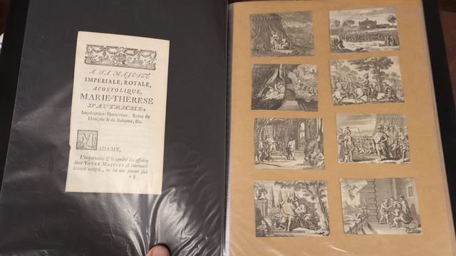 Receuil de gravures. Scènes lithurgiques tirées d’ouvrage.