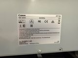 a label on the back of a printer that says canon