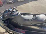 a motorcycle that is parked in the parking lot