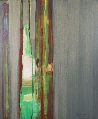 Jacques JOOS (1945-2021), "Composition sur fond gris", 2005,…