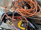 a box full of tools sitting on the floor