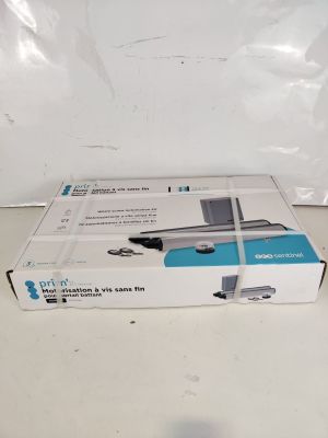 the box is open on a white surface with a blue and white design