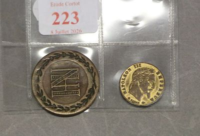 PIECE de 3 centimes de Westphalie datée 1809.