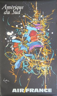 Georges MATHIEU (1912-2012) pour AIR FRANCE