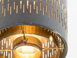 a light that is hanging from a ceiling lamp