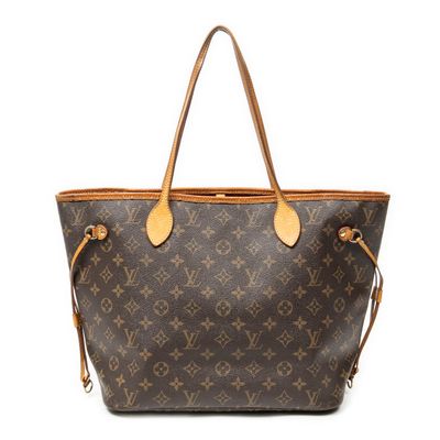 louis vuitton monogram canvas and leather tote bag