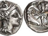 une pièce de monnaie en argent portant l'image d'un homme et d'une femme