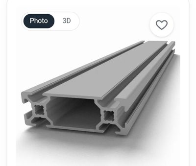 une image représentant une photo d'un profilé en aluminium