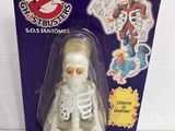 the real ghostbusters ghost skeleton figure in plastic package