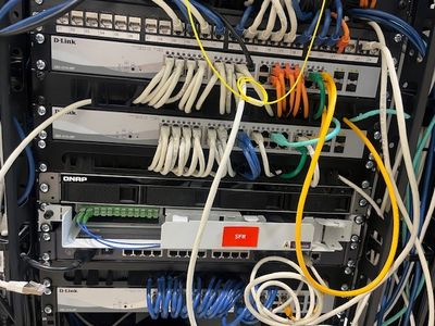 3 switchs D-link DGS 1210 28P Qnap