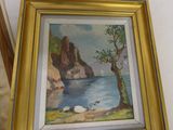 a picture of a painting hanging on the wall