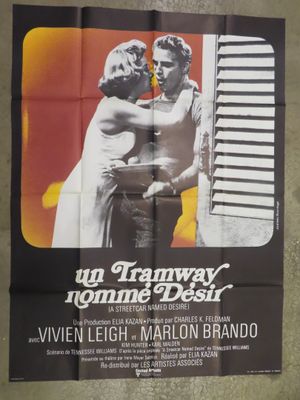 an old movie poster of a man and a woman kissing
