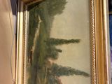 a picture of a painting hanging on the wall