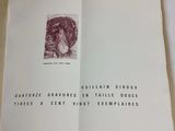an open book with a picture of a woman on it