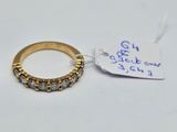 a close up of a ring with a price tag on it