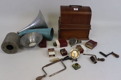 a lot of different items that are sitting on a table