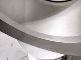 a close up view of a toilet bowl with the lid down
