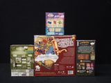 a lot of different games on the table together