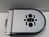 a remote control sitting on top of a white table