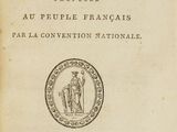 an old book with a picture of a seal on it
