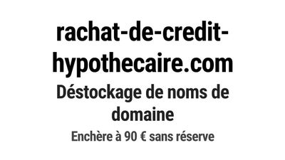 Nom de domaine rachat-de-credit-hypothecaire.