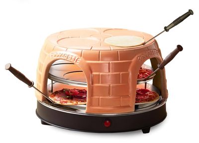 Emerio PO-116124.1 Four Ã pizza, couvercle en terre cuite, d…