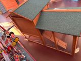a small dog house that is on display in a store