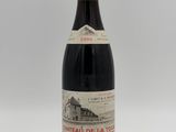 bottle of red wine with a label of chateau de latour