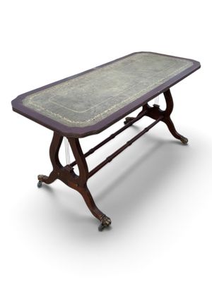 an image of a coffee table with a marble top