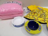 many items that are on the counter ready to be used